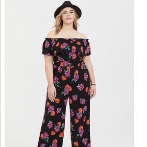 Floral Jumpsuit with Pockets